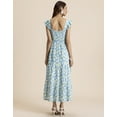 thumbnail image 4 of Moomaya Printed Sleeveless Tiered Dress With Pockets, Vacation Maxi Dress, 4 of 8