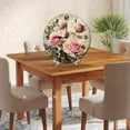thumbnail image 5 of ZXCXRQFa Vintage Flowers With Roses And Dragonfly Round Wood Wall Clock, 10 Inch Battery Operated Analog Quiet Desk Clock for Home,Kitchen,Office,School,Bathroom, 5 of 7