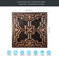 thumbnail image 6 of Vintage Pattern Tin Ceiling Tiles interior decorative panel for Restaurant PL16 Traditional copper 10Pcs/pack, 6 of 9