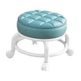 thumbnail image 3 of Taburete de rodillo giratorio de 360 ​​ degree taburete de pedicura fácil de mover silla giratoria de ruedas giratorias para salones para salones barberos azul, 3 of 9