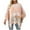 Beige, variant on OKBOP Crop Tops,Plus Size Tassel Fringed Cloak Sweater Striped Fringe Blouses For Women Business Casual Cropped Sweatshirt