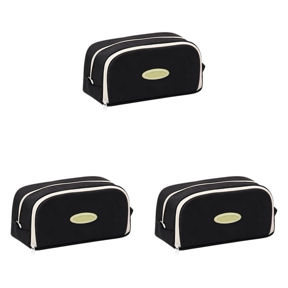 Large Capacity Double Layer Pencil Case Cute Korean Style Canvas Pen Holder Aesthetic Stationery Bag