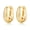 Gold, variant on VEEDOFA Small Chunky Silver Hoop Earrings for Women, Silver Plated CZ Lightweight Huggie Hoops