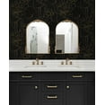 thumbnail image 2 of NextWall Wrought Iron & Gold Lotus Garden Floral Peel and Stick Wallpaper - 20.9 in. W x 18 ft. L Roll, 2 of 7