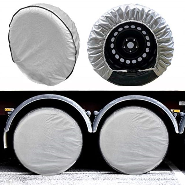 tire covers set of 4, 5 layer tire wheel protectors, waterproof uv