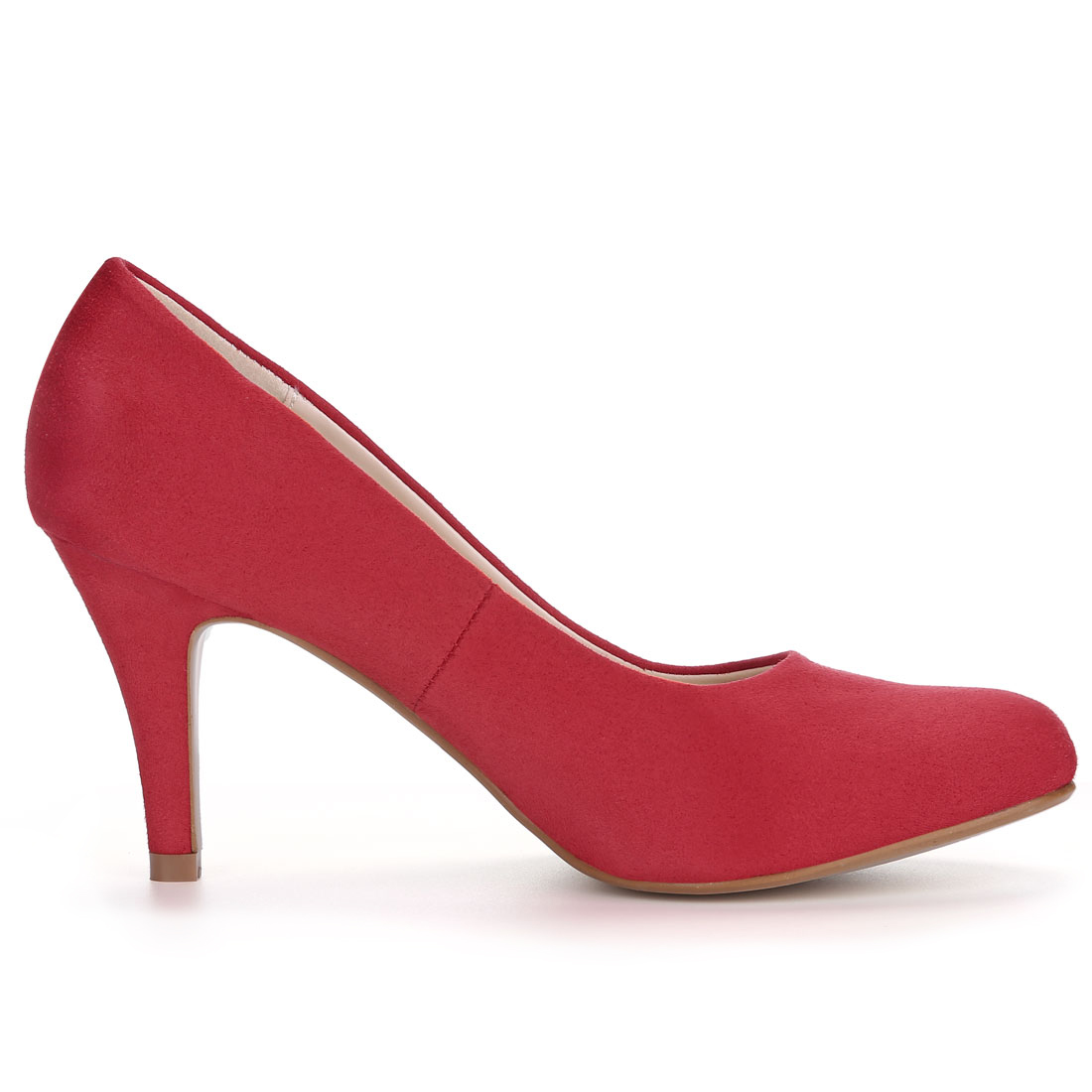 round toe high heel