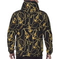 thumbnail image 5 of Hoodies for Men - golden anchor chain navyblue Long Sleeve Comfrt Men'S Fashion Hoodies & Sweatshirts, Sweatshirts for Men Hoodies Pullover Clothing Clothes with Pouch, 5 of 7