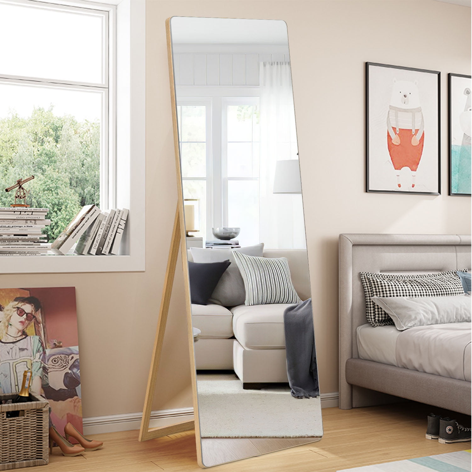 wall mounted mirrors bedroom