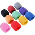 thumbnail image 5 of Colorful Sponge Soft Professional Studio Cover Cap Protective Microphone ORANGE, 5 of 8