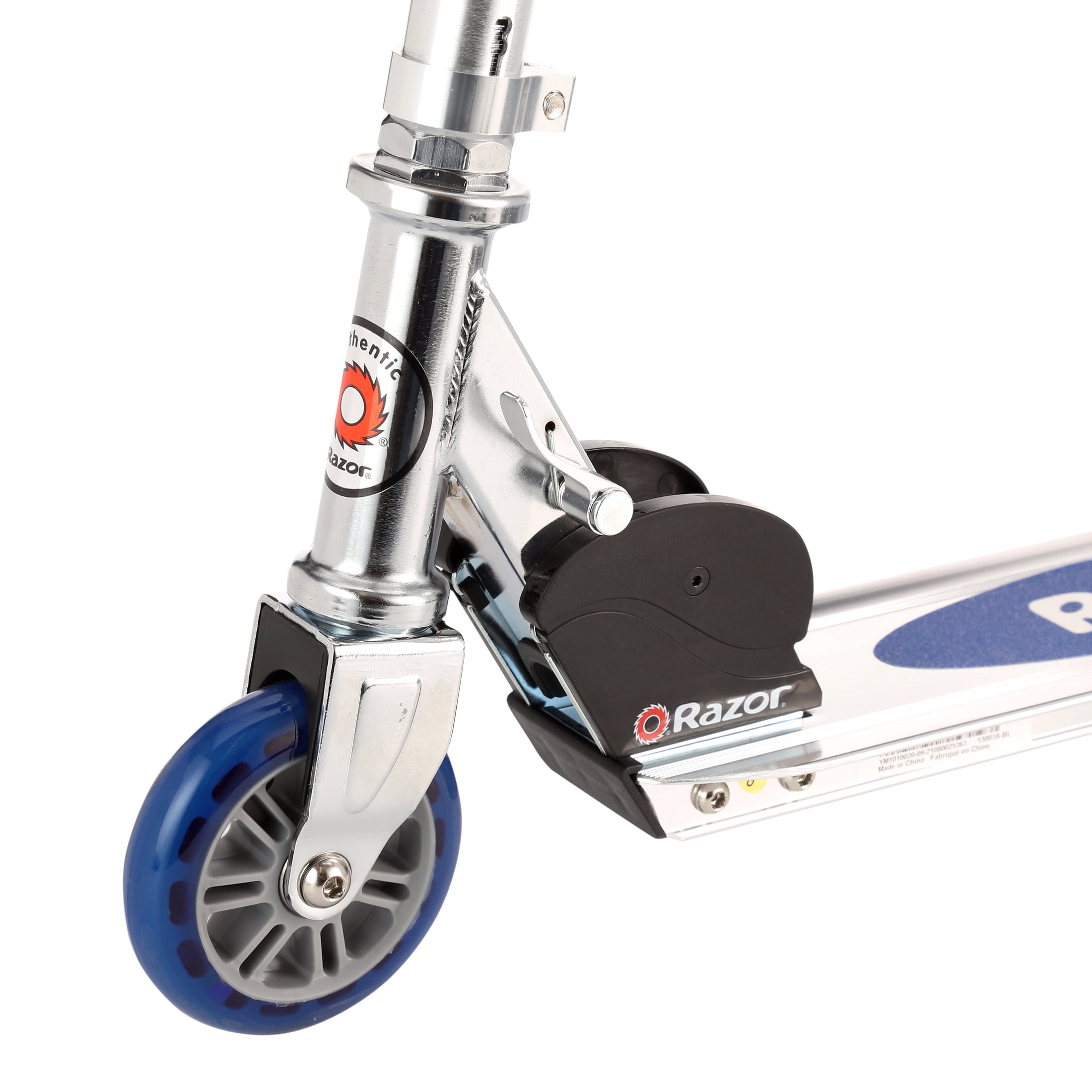 Razor A Kick Scooter for Kids - Blue, Lightweight, Foldable, Aluminum Frame, for Child Ages 5+
