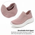 thumbnail image 4 of BERANMEY Breathable Mesh Running Shoes Women's Lightweight Slip-On Sneakers Comfortable Casual Tennis Shoes for Walking & Sports Casual Sneakers for Women and Men Couple Shoes, 4 of 9