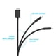 thumbnail image 3 of Cable De Carga Del Controlador 2 En 1 Para Ps5/Xsx/Ns Pro Type-C Cable Para Playstation 5/Xbox Series X/Nintendo Switch Pro Controller Sweethay EL012535-00, 3 of 6