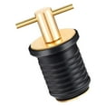 thumbnail image 1 of Tapón de drenaje para embarcaciones de 3/4" o 1-1/4". Compatible con conexiones de plomería con orificios de 19 mm y 32 mm. Latón 19mm, 1 of 9