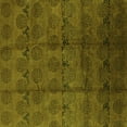 thumbnail image 1 of Ahgly Company Indoor Square Oriental Green Industrial Area Rugs, 8' Square, 1 of 4
