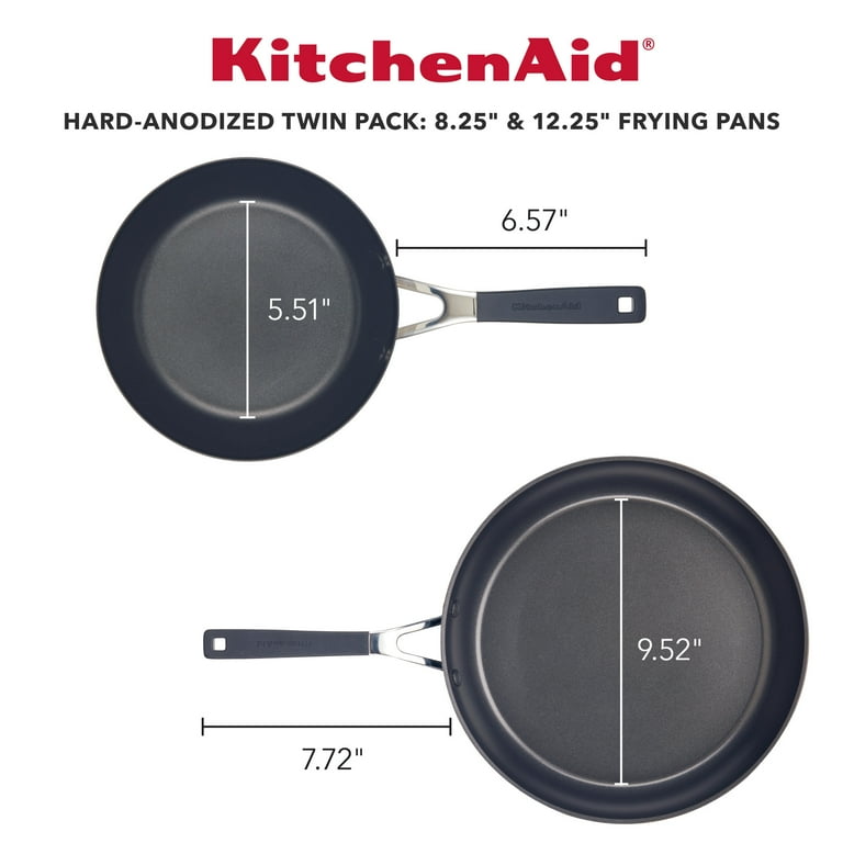 KitchenAid Hard Anodized 12.12 qt. Black Hard Anodized Aluminum