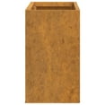 thumbnail image 5 of vidaXL Wall Planters 2 pcs Rusty Corten Steel 53x10x17 cm, 5 of 5