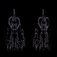 thumbnail image 3 of Quality Home's Chandelier Punch Out Blackout Curtains, 3 of 3