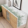 thumbnail image 4 of Spring Emerald Green Eucalyptus Table Runner - 36 Inch Long, Kitchen Dining Table Runner Dresser Scarves, Botanical Leaf Country Farmhouse Decor for Coffee Tables Wedding Party Banquet, 4 of 8