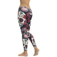 thumbnail image 2 of Sugar Skull Leggings Size: S for Women | FIERCEPULSE, 2 of 9