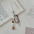 thumbnail image 6 of Charming Bear Pendant Phone Charm Accessory For Girls' Backpacks And Key Rings, 6 of 20