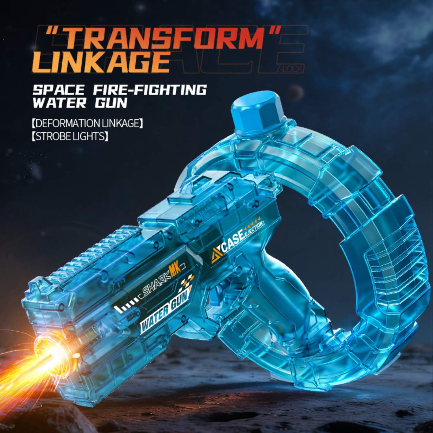 Electric Water Blaster Toy – Continuous Spray, Automatic Fire – Powerful Outdoor Summer Toy for Boys & Teens Ages 14+ – Great for Pool, Beach & Backyard Battles