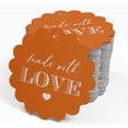 thumbnail image 4 of Inkdotpot Real Silver Foil Made With Love Text Tags Favor Hang Paper Tags 100 Pieces, 4 of 6
