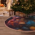 thumbnail image 4 of Salouo Forest Koala Christmas Tree Skirt 36" Farmhouse Christmas Decorations Snowman Xmas Tree Skirt Tree Mat for Holiday Party Decor, 4 of 8
