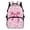 Baseball Bow Pink, variant on Pink Bass Fish Bow School Backpack for Girls Age 8-10 Heavy Duty Lightweight Bookbag with Front Pockets Kids Rucksack Daypack Students Back to School Gifts