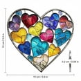 thumbnail image 2 of Acrylic Suncatcher Window Hanging Colorful Hearts Valentine Room Decor Housewarming Gift A, 2 of 7