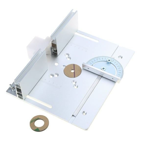 Yokua Router Table Insert Plate for Woodworking Benches Table Saw with Miter Gauge