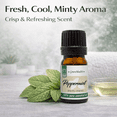 thumbnail image 4 of Peppermint Essential Oil - 1/6 fl oz (5 ml) Glass Bottle w/ Euro Dropper - 100% Pure Essential Oil by GreenHealth, 4 of 8