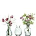 thumbnail image 3 of LSA International Mia Recyclé Partie Optique X 3 Mini Vase Trio, H4.25", 3 of 10