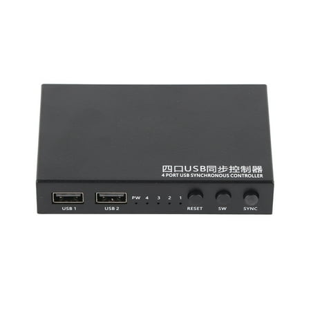 USB Synchronous Controller, 4 Port USB 2 0 Sharing Splitter, Keyboard ...