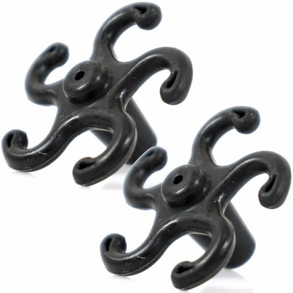 LIVABIT Archery Compound Bow String Silencer II Black 2 Pack