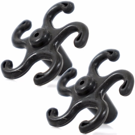 LIVABIT Archery Compound Bow String Silencer II Black 2 Pack