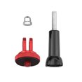 thumbnail image 2 of Adaptador de tornillo de trípode de montaje de cámara de acción 1/4 para Insta360 ONE X2/X (rojo) Likrtyny Para estrenar, 2 of 5