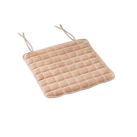 

Wdoxmx Luxury Solid Color Chair Pad Velvet Soft Square Chair Cushion Tufted Indoor Seat Cushion Pillow Tatami