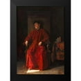 thumbnail image 2 of Steinheil, Adolphe Charles Edouard 18x24 Black Modern Framed Museum Art Print Titled - Judge in Red Robe, 2 of 5
