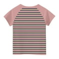 thumbnail image 5 of Kids T Shirts Youth Short Sleeve Striped T-Shirt Cotton Crewneck Tees for Boys or Girls Size 3-14 Years, 5 of 6