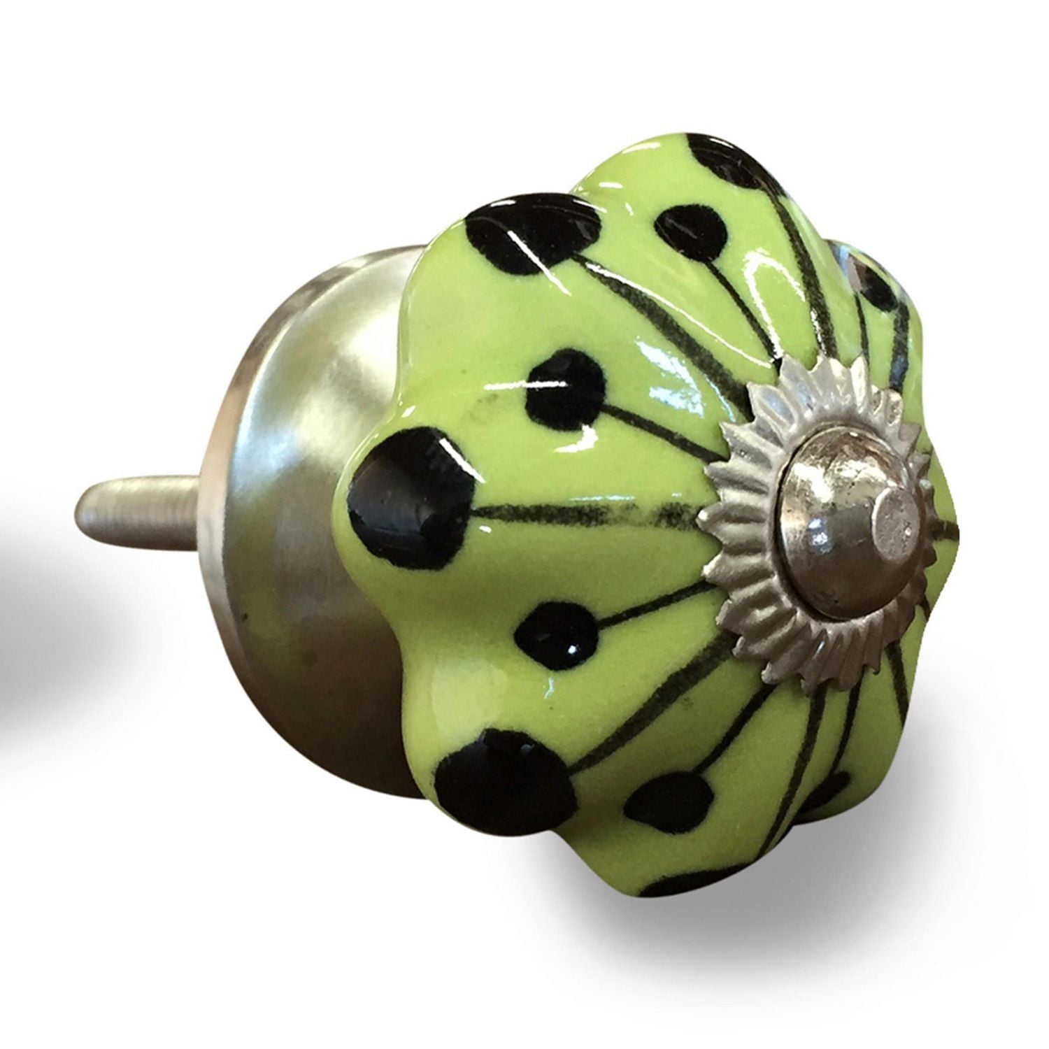 KNOB-IT POIGNÉES PEINTE À LA MAIN EN CÉRAMIQUE (12 pqt) K000031