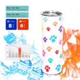 thumbnail image 5 of Skinny Dog Tumbler Cups 20oz Travel Mug Dog Mom Gifts Paw Print Tumbler with Lid for Women, Dog Gifts for Dog Lovers Women Travel Cups Mugs Insulated Drinking Hot or Cold, 5 of 6