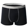 thumbnail image 1 of Ropa interior para hombre de gran tamaño, pantalones de algodón, transpirables y cómodos, pantalones tipo bóxer holgados a la moda para hombre gordo, 1 of 6