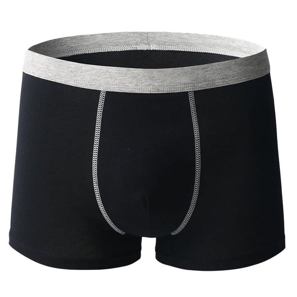 Ropa interior para hombre de gran tamaño, pantalones de algodón, transpirables y cómodos, pantalones tipo bóxer holgados a la moda para hombre gordo