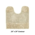 thumbnail image 2 of Better Trends 20" x 20" U-Shape Toilet Rug 100% Cotton Non Slip Tufted Contour Bath Mat, Water Absorbent Bathroom Rug (Sand) Granada Collection, 2 of 4