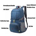 thumbnail image 2 of Muyoka Mochila plegable liviana de 35L Mochila plegable impermeable Mochila de senderismo Mochila para caminar con diseño reflectante seguro para acampar al aire libre Viajar Ciclismo Senderismo Muyoka Hogar, 2 of 7
