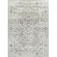 thumbnail image 2 of JONATHAN Y WASHABLE 5 x 8 Area Rug, Shaii Global Medallion - Light Gray/Brown, WSH319B-5, 2 of 9