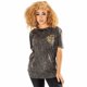 thumbnail image 1 of Harry Potter - Camiseta Slytherin Lavado Ácido para Adultos Unisex (Gris), 1 of 2