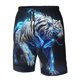 thumbnail image 4 of Fotbe Futuristic Blue Light White Tiger Trajes de Baño Estampados para Hombre, Shorts de Verano de Secado Rápido, Ropa de Playa, Bañadores-X-Large, 4 of 6