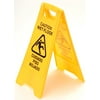 Laitner Brush Company 7202 Yellow Plastic Caution Wet Floor Sign