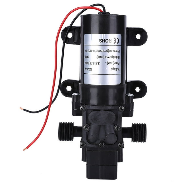 Mini bomba de diafragma inteligente para purificador de agua, 12 V CC, FL3210, 80 W, salida roscada de 1/2 pulg.